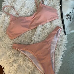 Elegant Pink Bikini Set